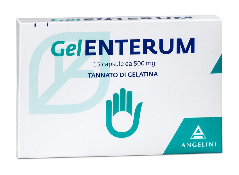 GelEnterum 500mg funzionalità intestinali adulti 15 capsule-1