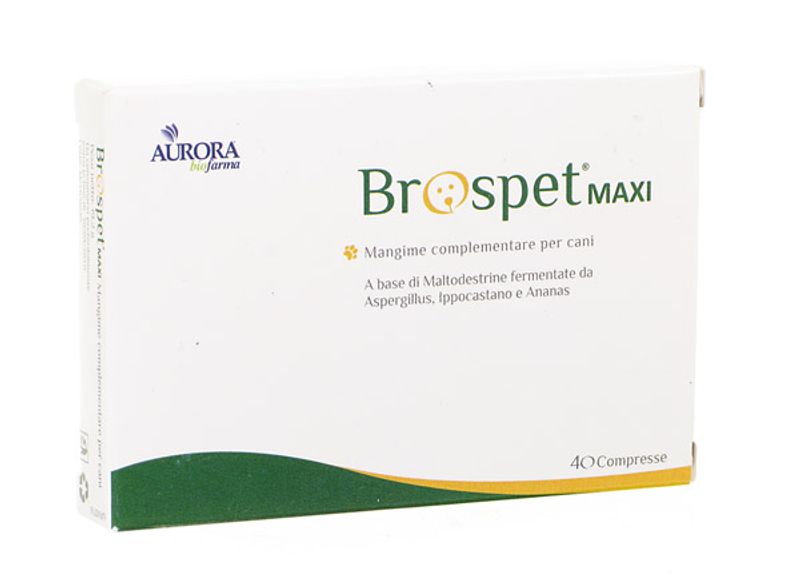 Brospet Maxi Integratore per Cani Drenante 40 compresse-1