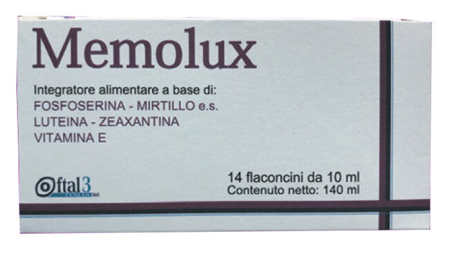 Memolux utile in caso di stanchezza ed affaticamento 14 flaconcini-2