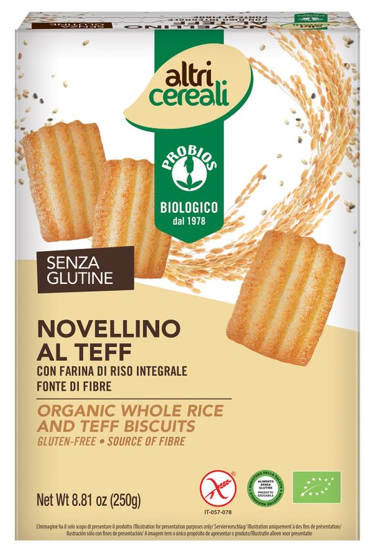 Probios Altricereali Novellino al Teff con riso integrale senza glutine 250g-1
