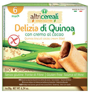 Probios Altricereali Delizia di Quinoa con crema al cacao biscotti senza glutine 180g-1