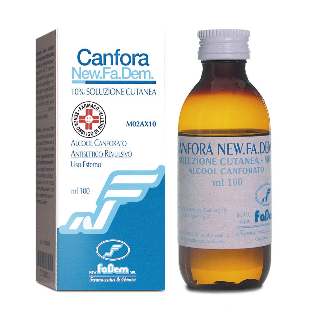 Canfora Alcool canforato 10% Soluzione Cutanea 100ml-2