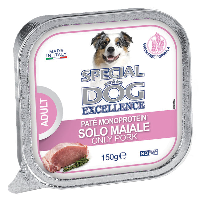 Special Dog 100% Maiale Pate' Monoproteico Vaschetta 150 g