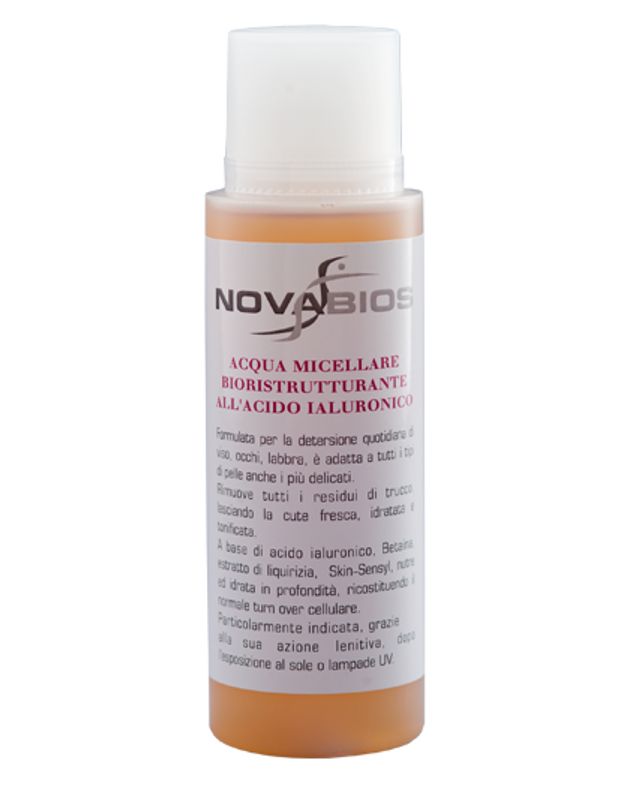 Novabios Acqua Micellare Bioristrutturante all'Acido Ialuronico 125ml-1