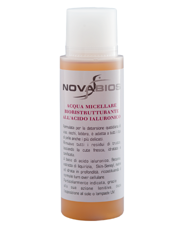 Novabios Acqua Micellare Bioristrutturante all'Acido Ialuronico 125ml-1