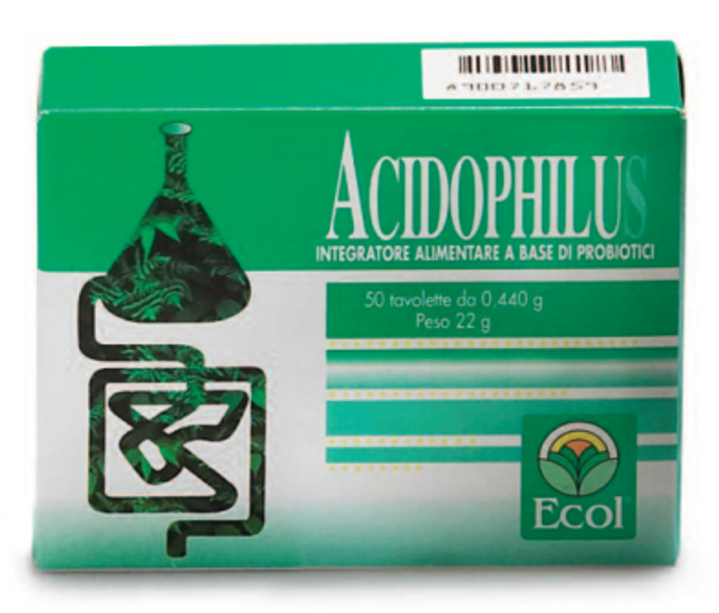 Ecol Acidophilus Integratore Probiotici 50 tavolette-1