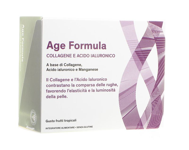 Amicafarmacia Age Formula collagene e acido ialuronico gusto frutti tropicali 240 ml-1