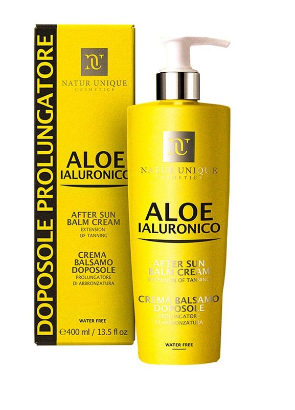 Natur Unique SUN72 Aloe Ialuronico Crema Balsamo doposole prolungatore 400ml-1