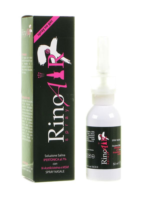 Rinoair 7% spray nasale no gas ipertonico con acetilcisteina 50 ml-1