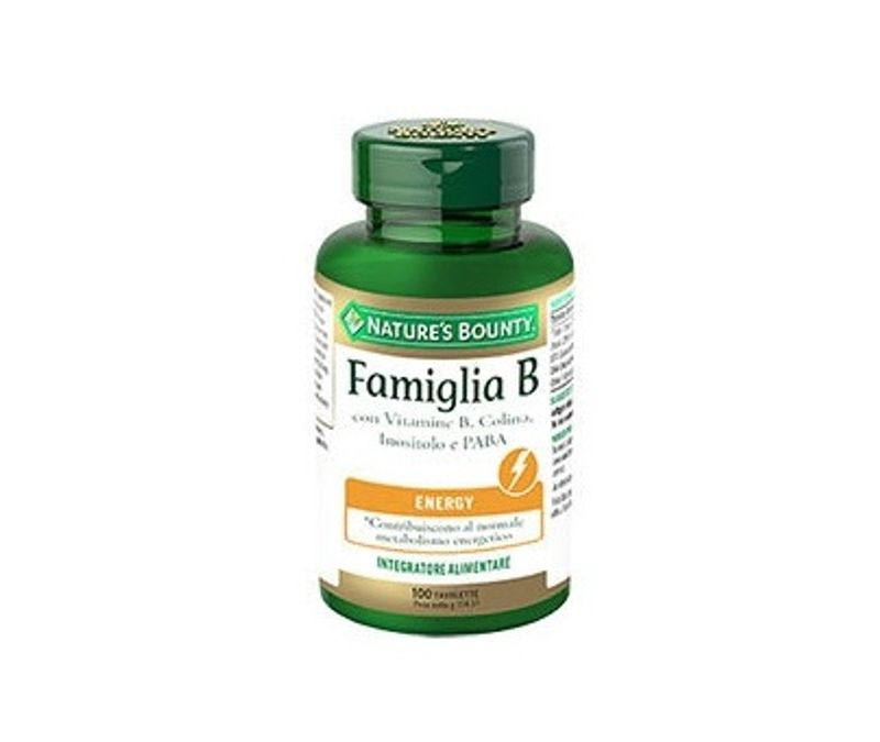 Nature's Bounty Famiglia B integratore alimentare per il metabolismo energetico 100 tavolette-1