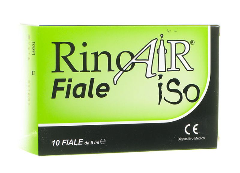 RinoAir Iso Fiale per la pulizia del naso 10 fiale-1