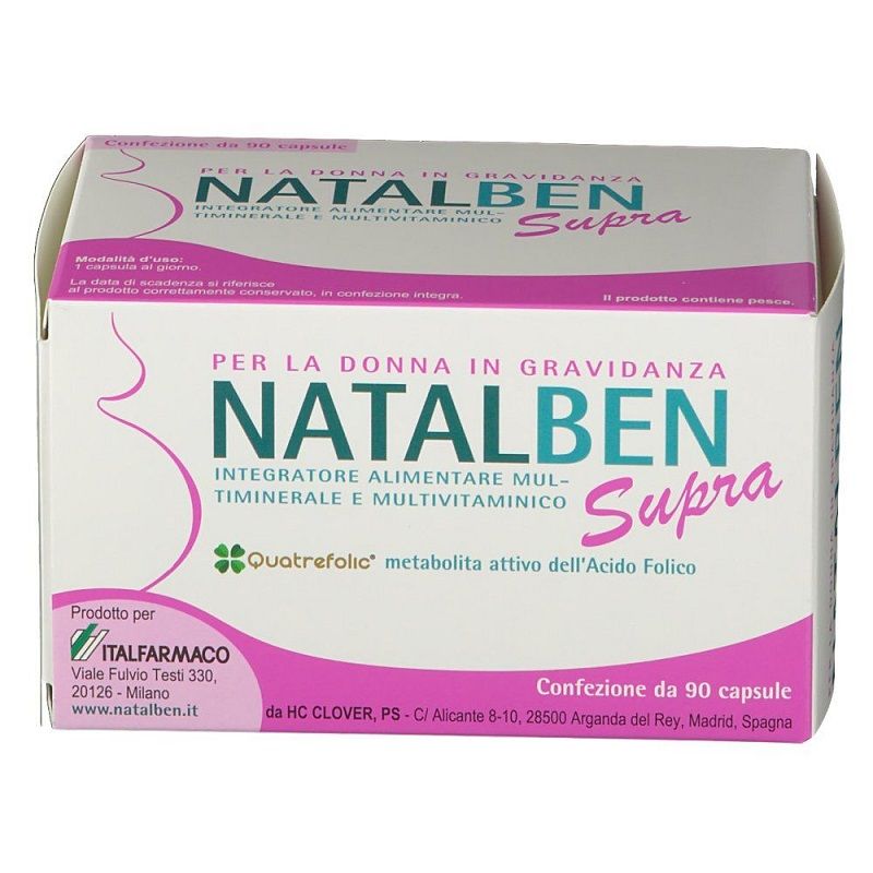 Natalben Supra per la donna in gravidanza 90 capsule molli-0
