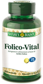 Nature's Bounty Folico Vital 250 tavolette-1
