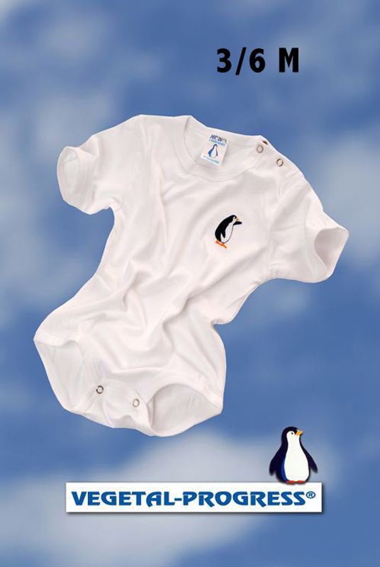 Vegetal Progress Body manica corta unisex 3-6 mesi-1