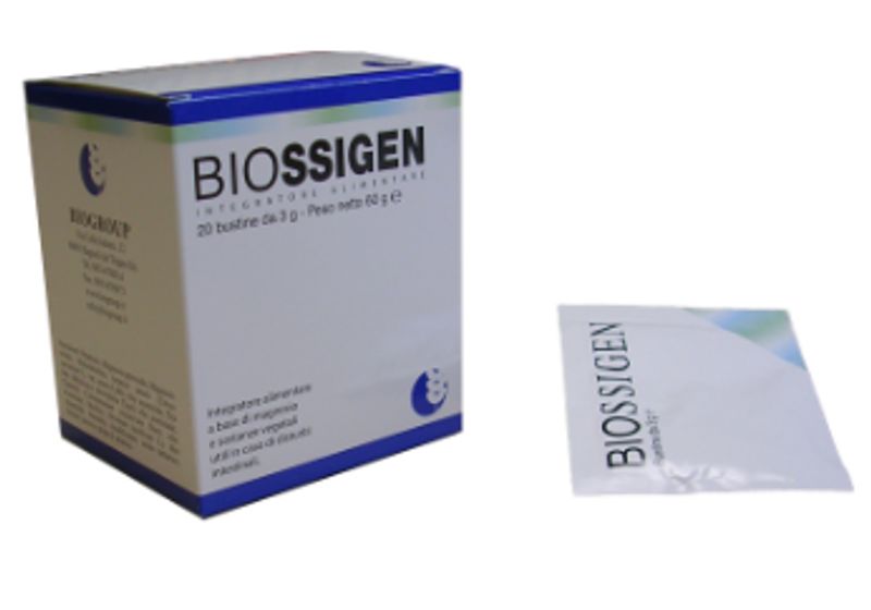 Biogroup Biossigen 20 bustine magnesio e sostanze vegetali-1