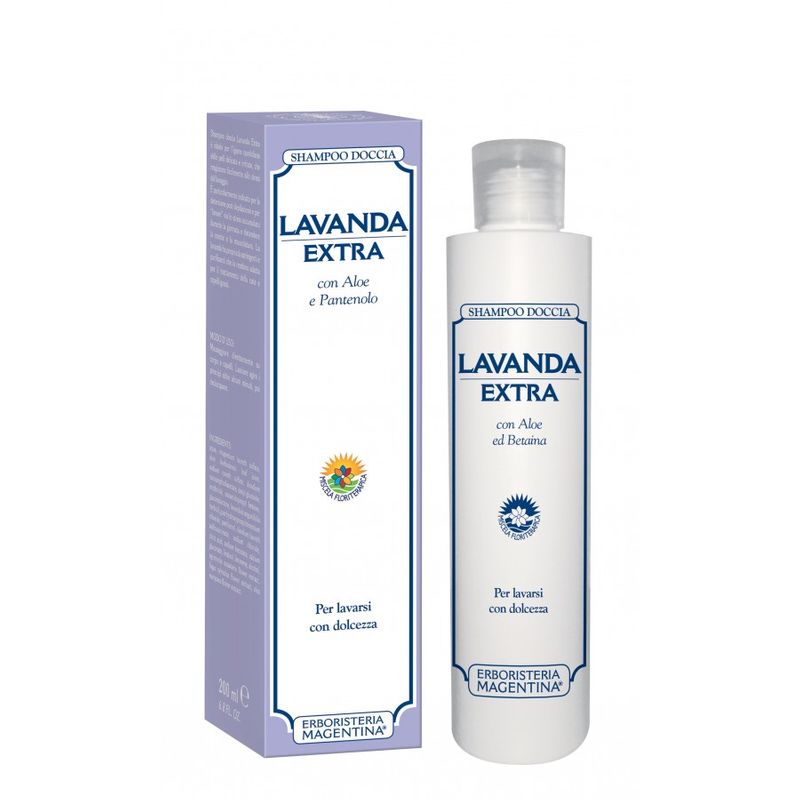 Erboristeria Magentina Lavanda Extra Shampoo Doccia 200ml-1
