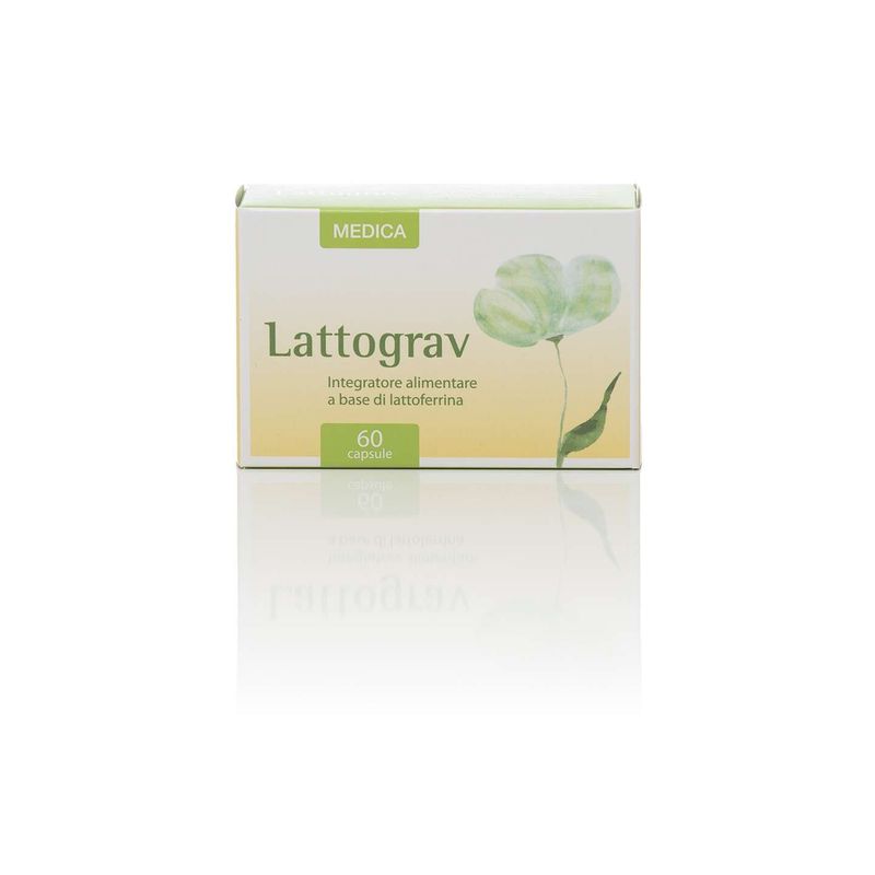 Medica Sas Lattograv integratore lattoferrina 60 capsule-1