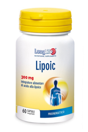 Longlife Lipoic 300mg proenergetico 60 capsule vegetali-1