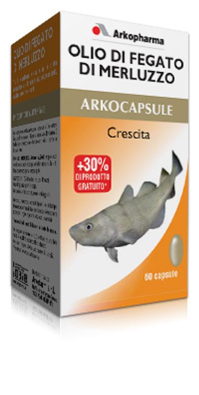 Arkopharma Arkocaps Olio di fegato di merluzzo 60 capsule-1