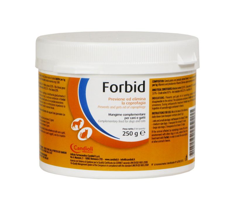 Candioli Forbid Mangime complementare per cani e gatti 250 g-1