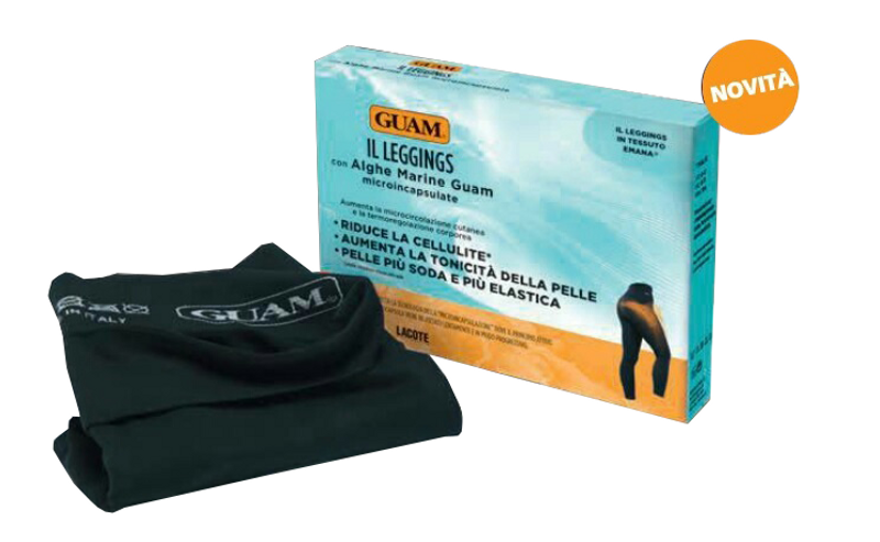 Guam Leggings con Alghe Marine Guam microincapsulate Tg XS-S colore nero-1
