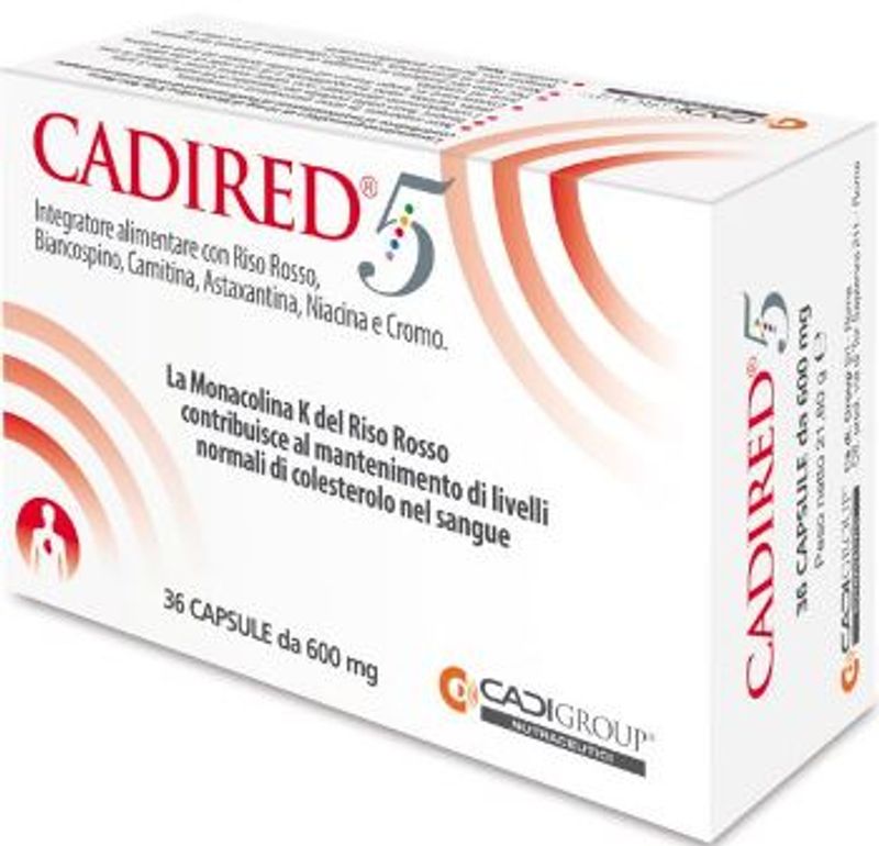 Cadired 5 controllo del colesterolo 36 capsule-1