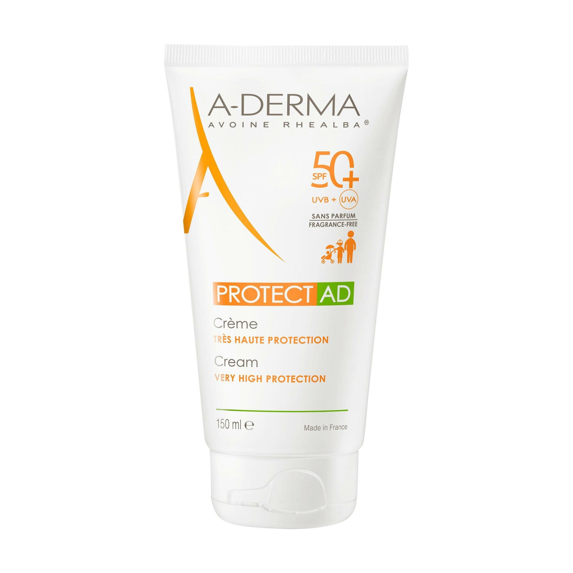 A-Derma Protect AD Crema solare protezione molto alta SPF50+ per pelle secca 150ml-4
