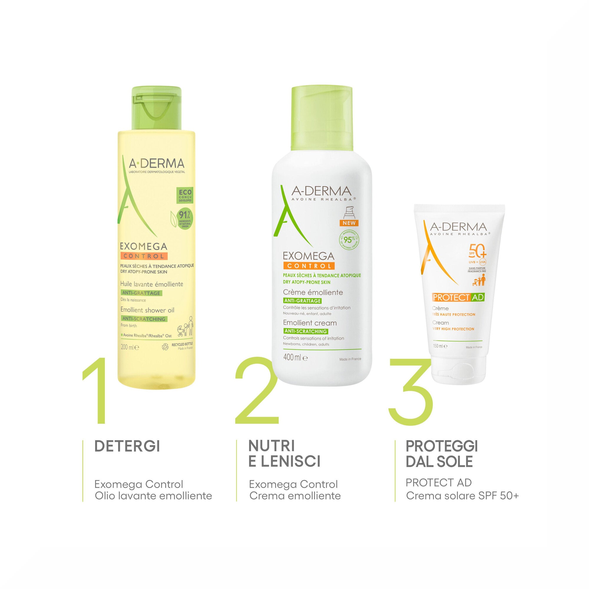A-Derma Protect AD Crema solare protezione molto alta SPF50+ per pelle secca 150ml-9