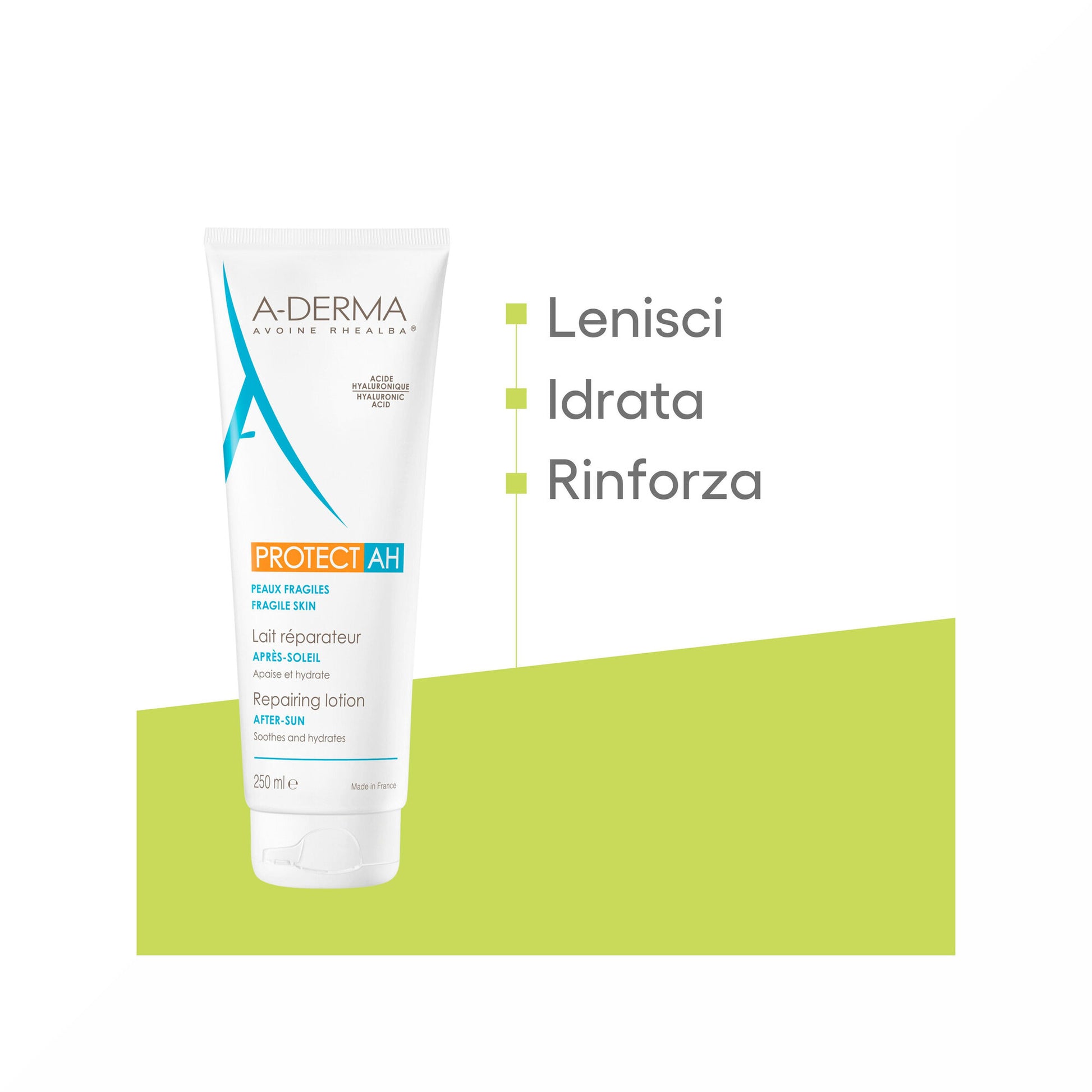 A-Derma Protect AH latte ristrutturante Doposole per pelle fragile 250ml-7