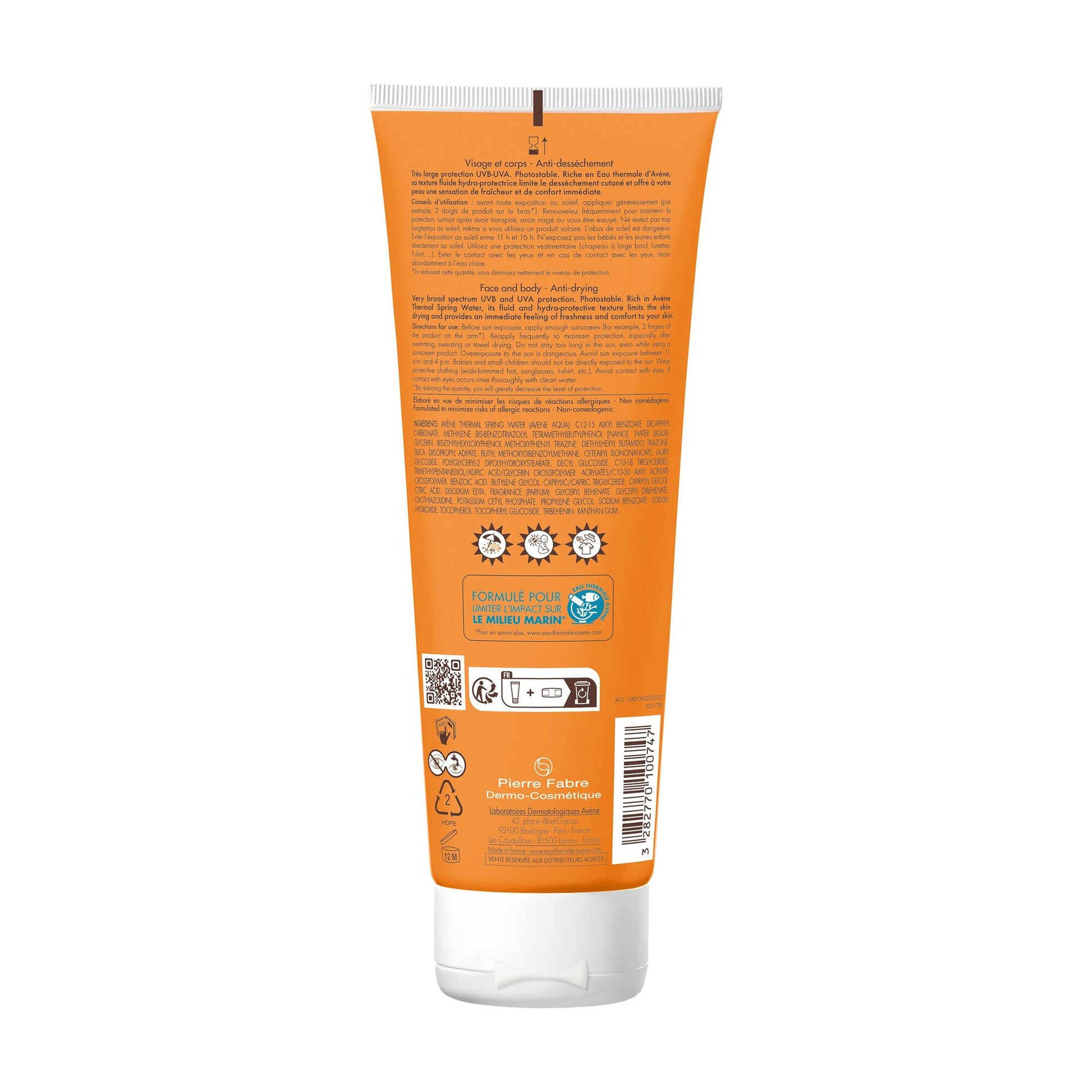 Avene Latte SPF50+ resistente all'acqua 250ml-7