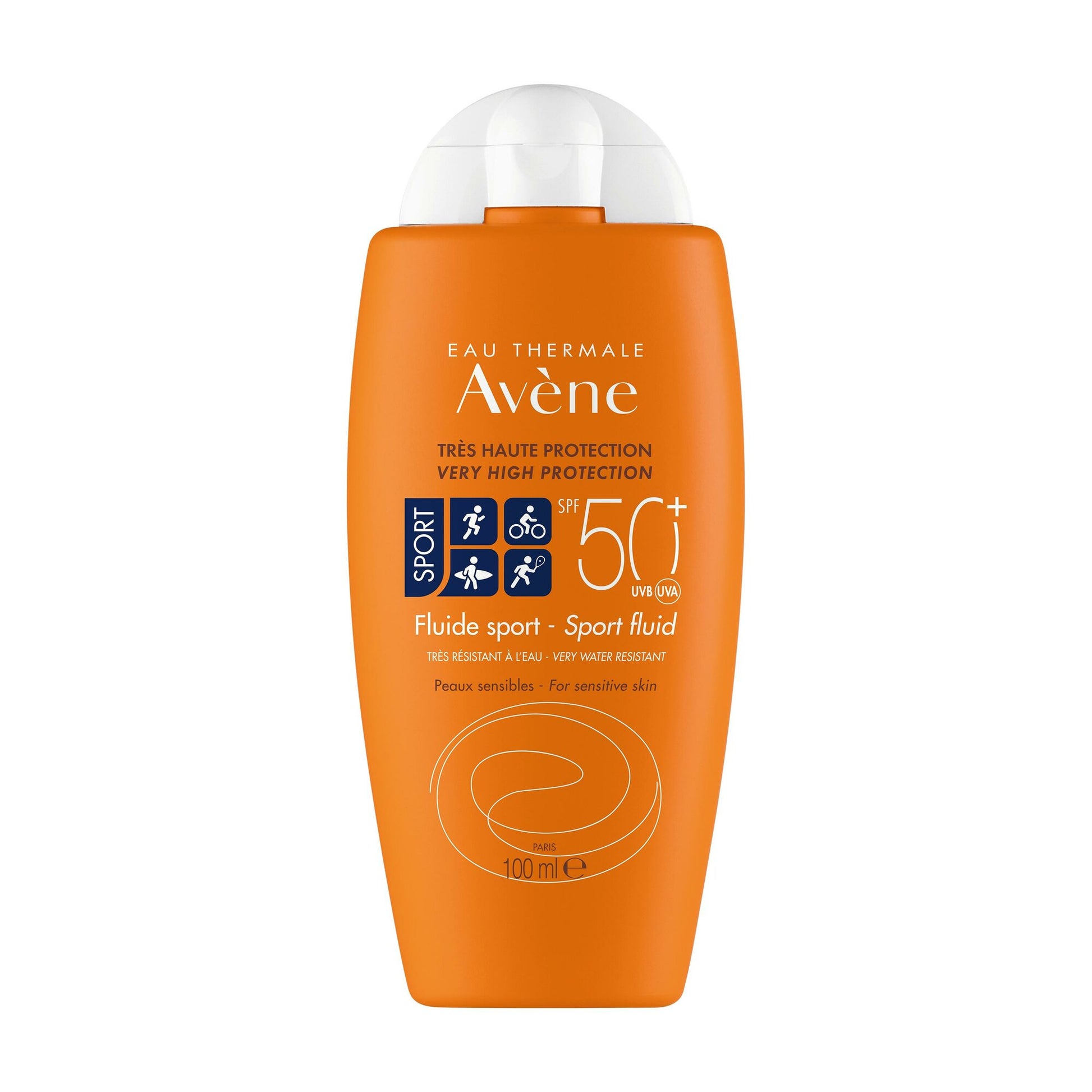 Eau Thermale Avene Protezione Solare Molto Alta Fluido Sport SPF 50+ 100ml-7