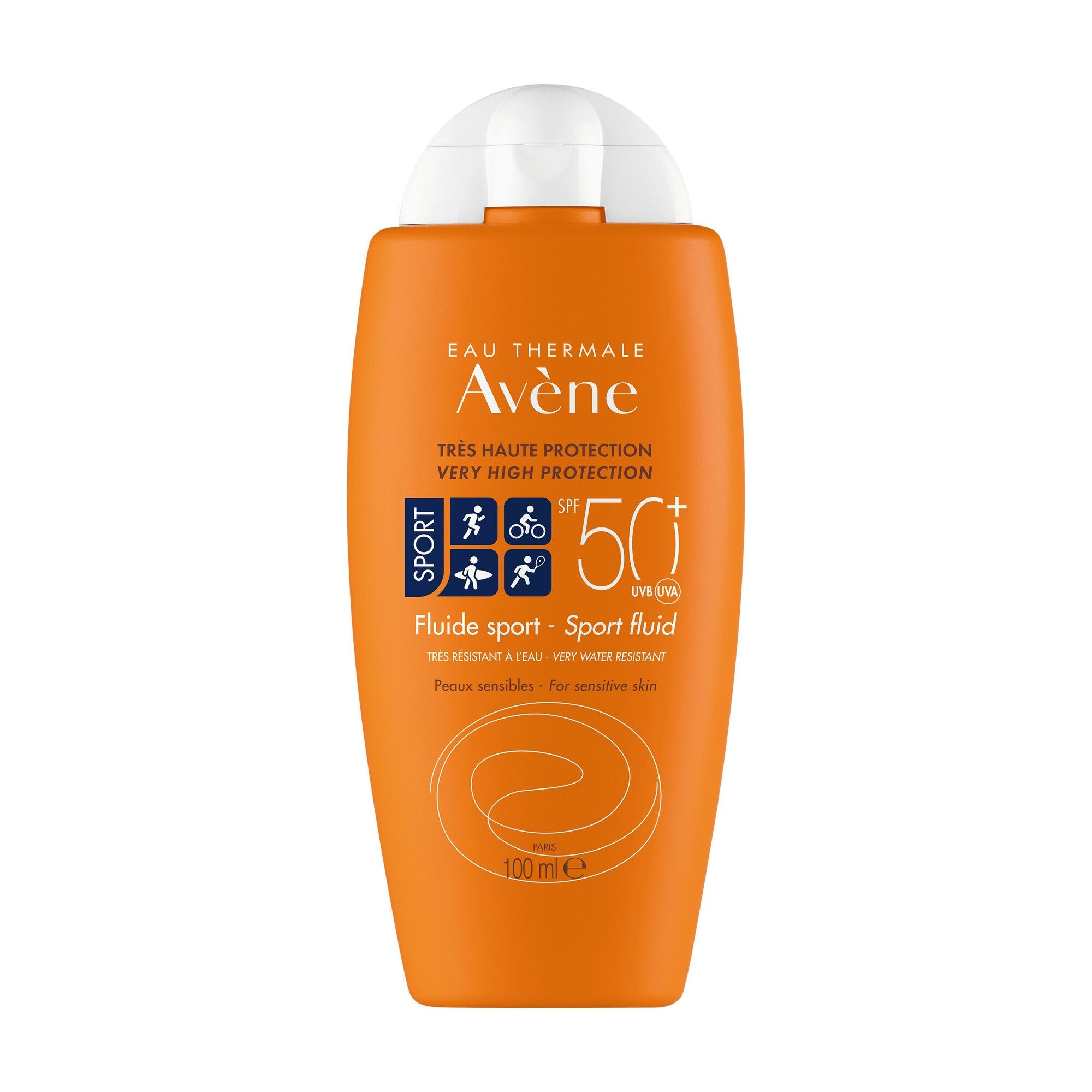 Eau Thermale Avene Protezione Solare Molto Alta Fluido Sport SPF 50+ 100ml-7