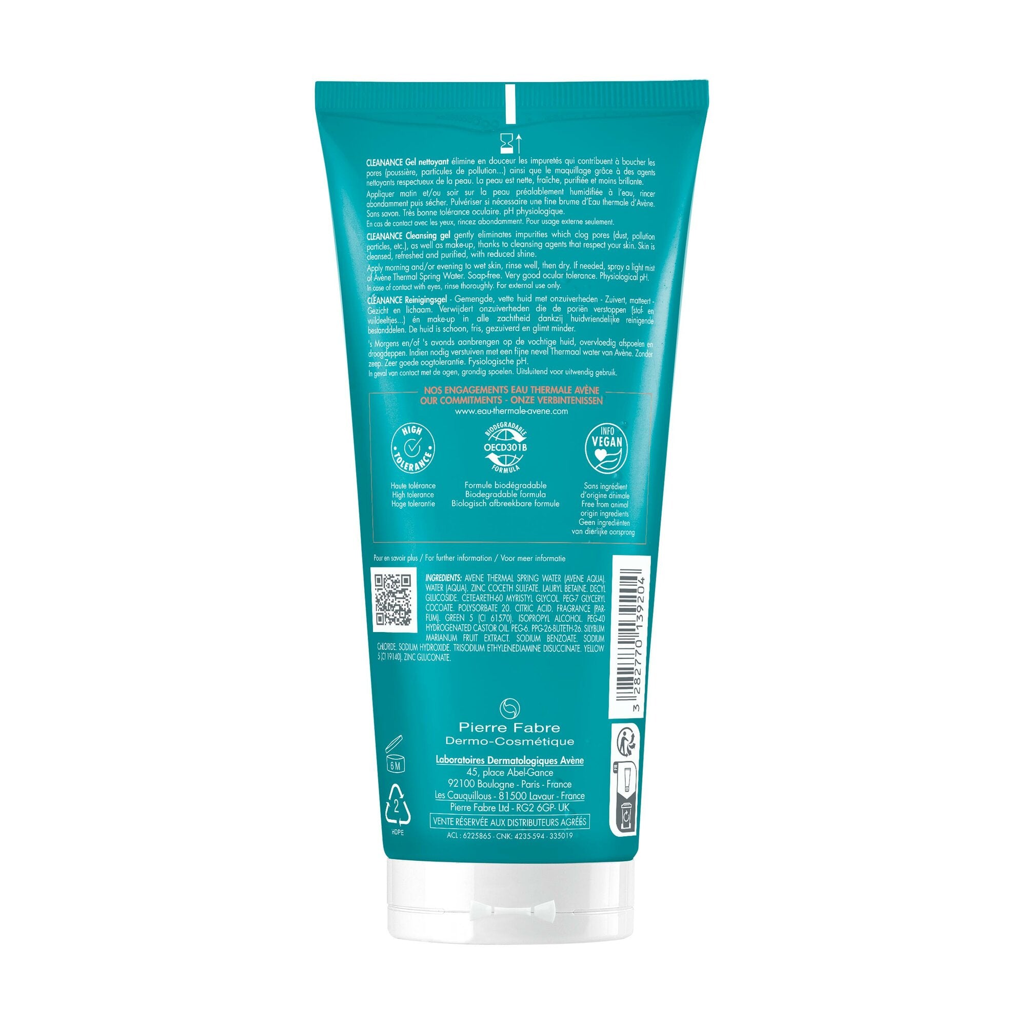 Avene Cleanance Gel Detergente Nuova Formula pelle grassa 200ml-3