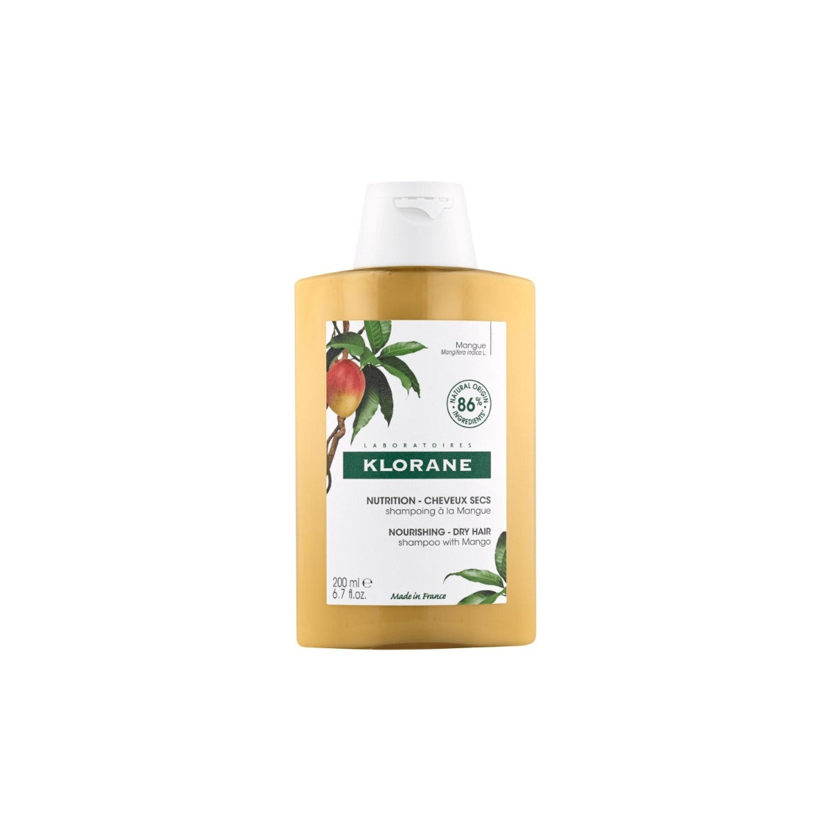 Klorane Shampoo al burro di Mango capelli secchi 200ml-0