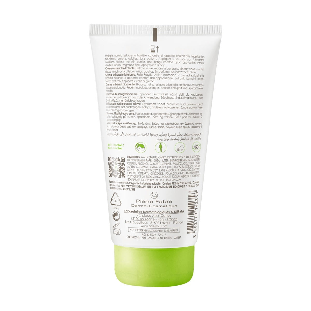 A-Derma Les Indispensables Crema Universale Idratante Viso e Corpo 150ml-2