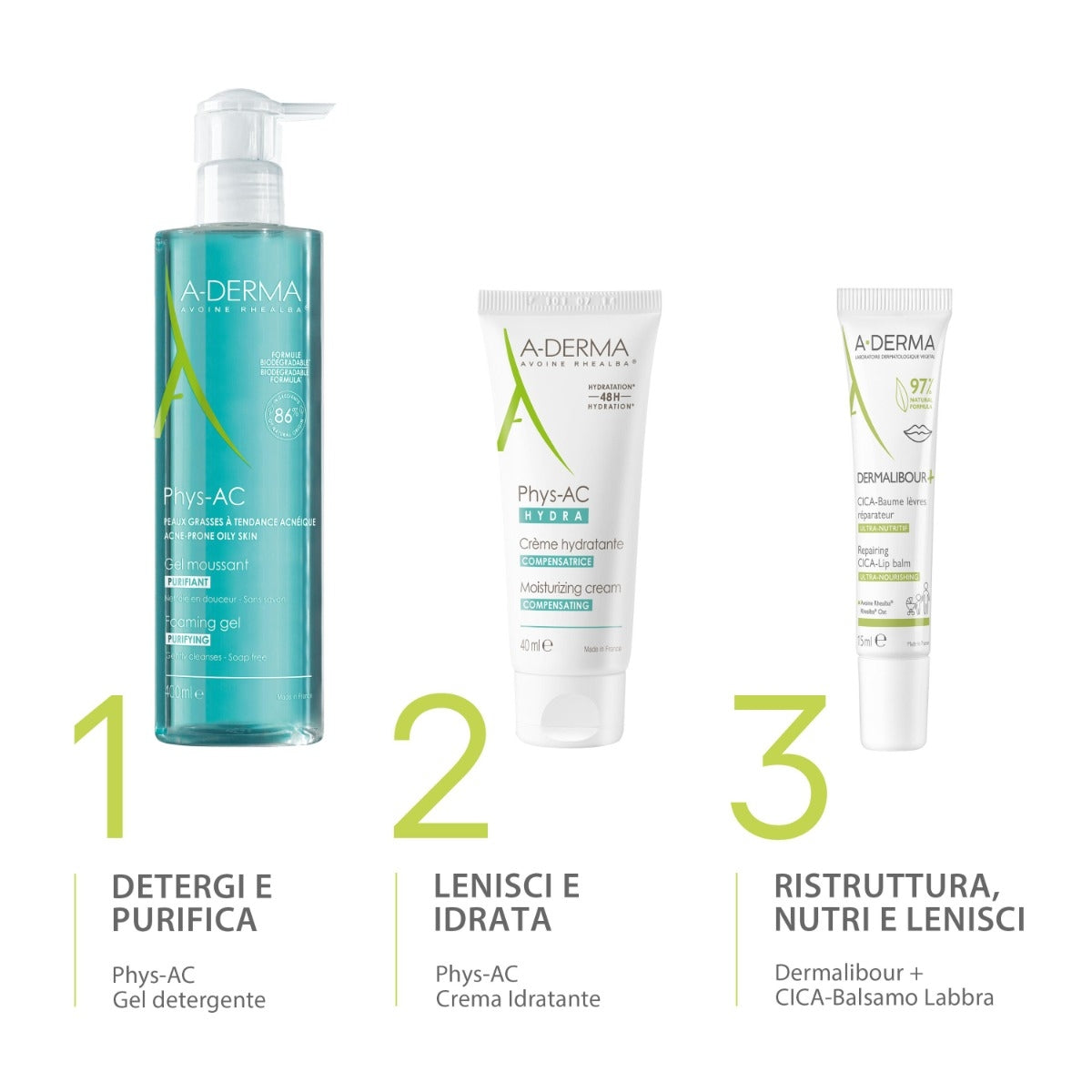 A-Derma Dermalibour+ Cica balsamo labbra ristrutturante 15ml-14