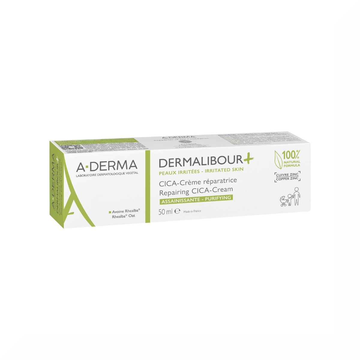 A-Derma Dermalibour + Cica Crema ristrutturante purificante pelli irritabili 50ml-12