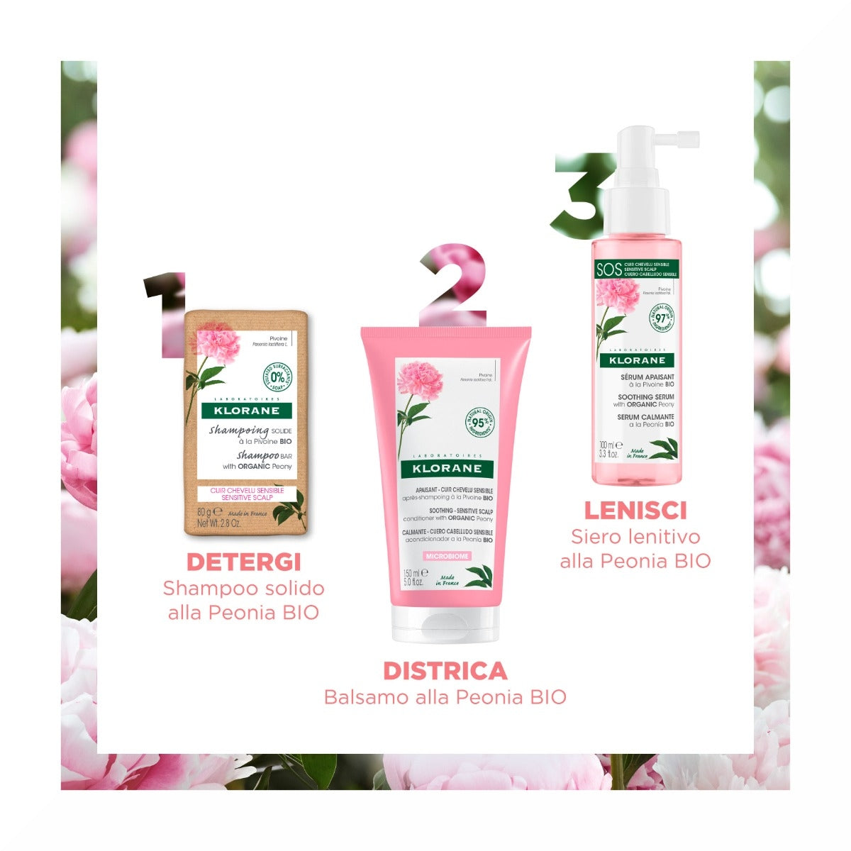 Klorane Dopo Shampoo Alla Peonia 150ml-5