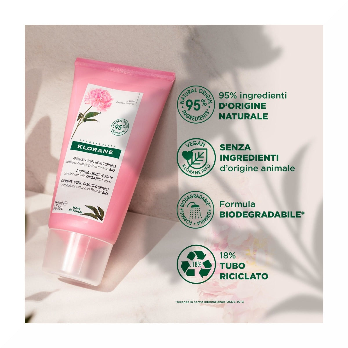 Klorane Dopo Shampoo Alla Peonia 150ml-3