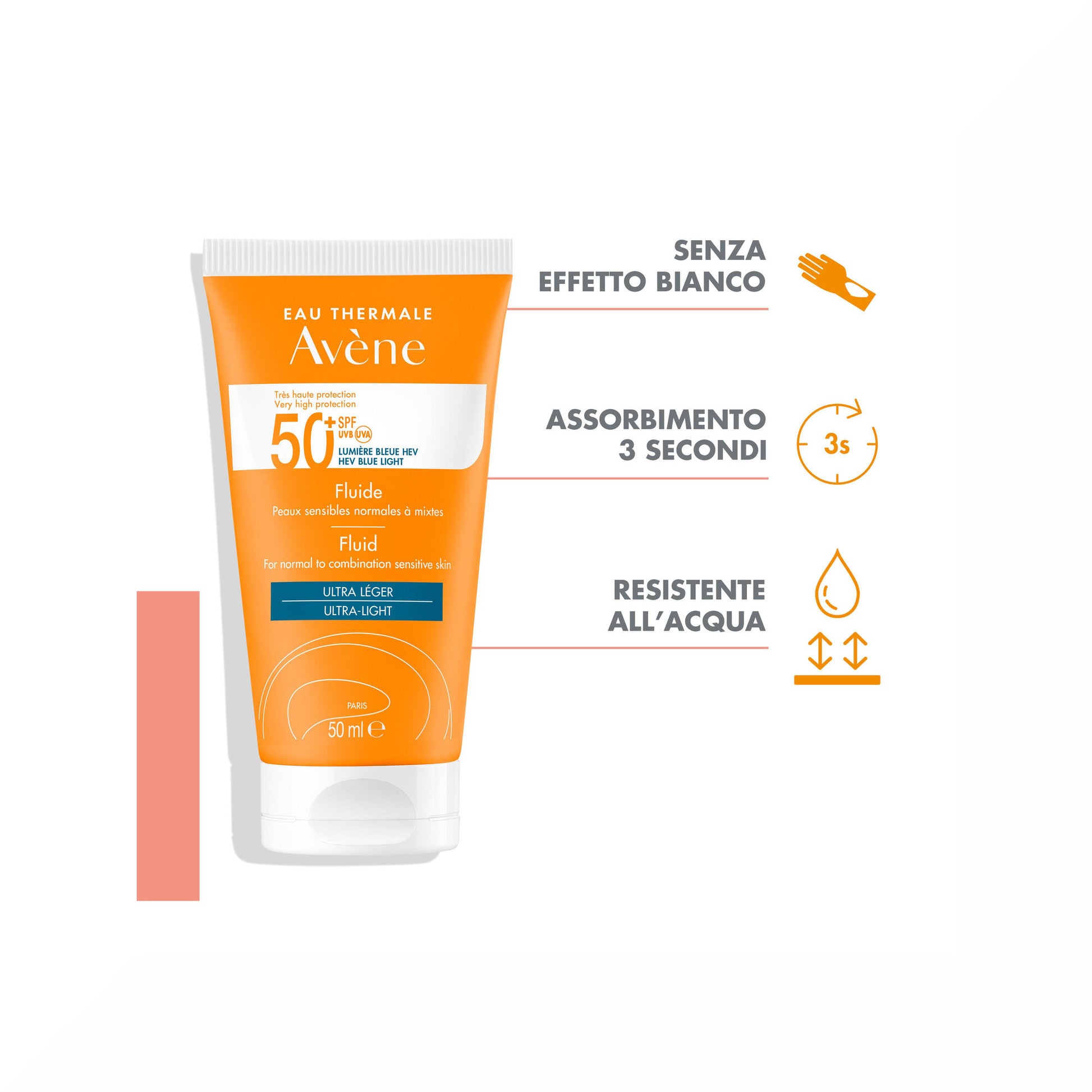 Avène Fluido SPF 50+ Solare Viso 50ml-4
