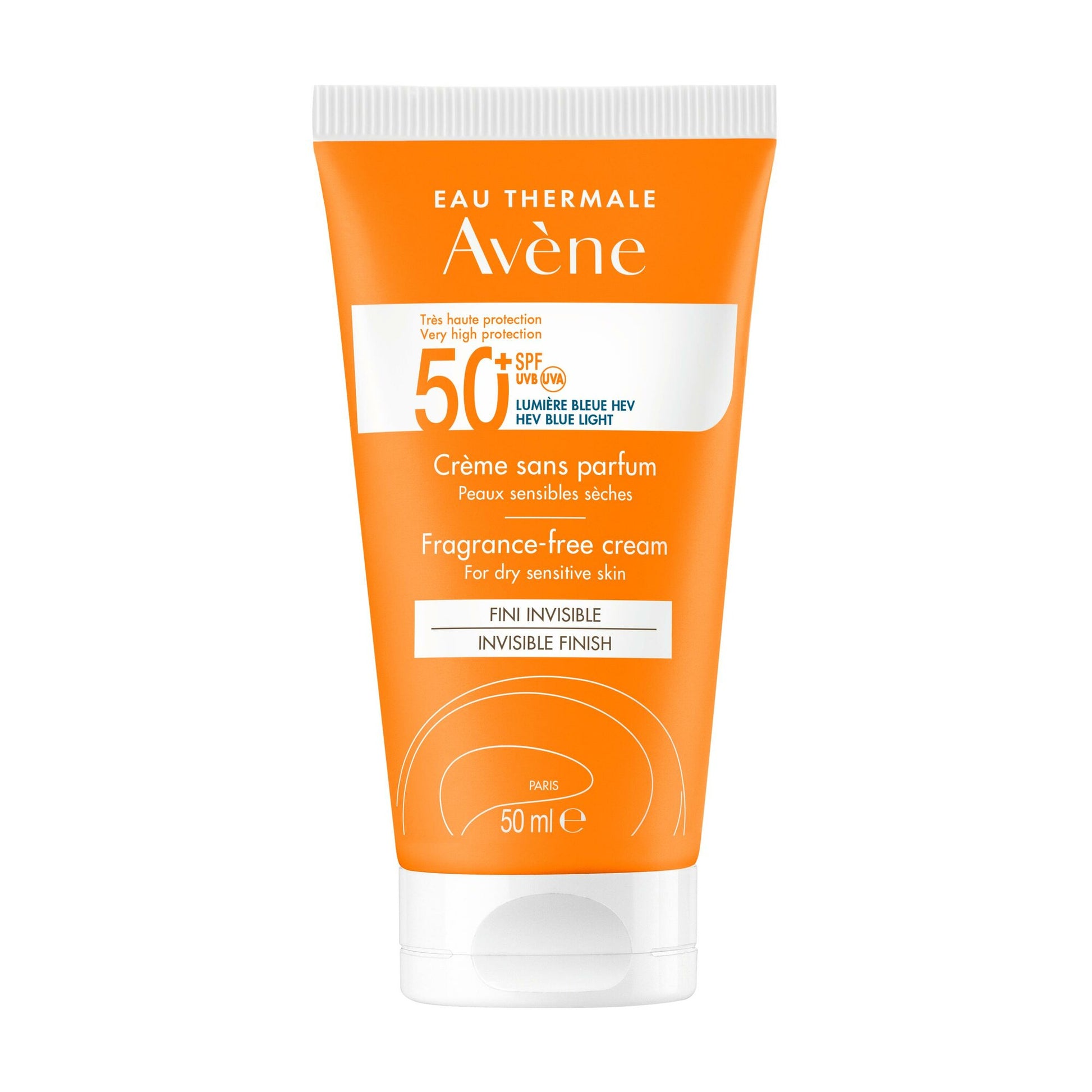 Avène Crema Senza Profumo SPF 50+ Solare Viso 50ml-3