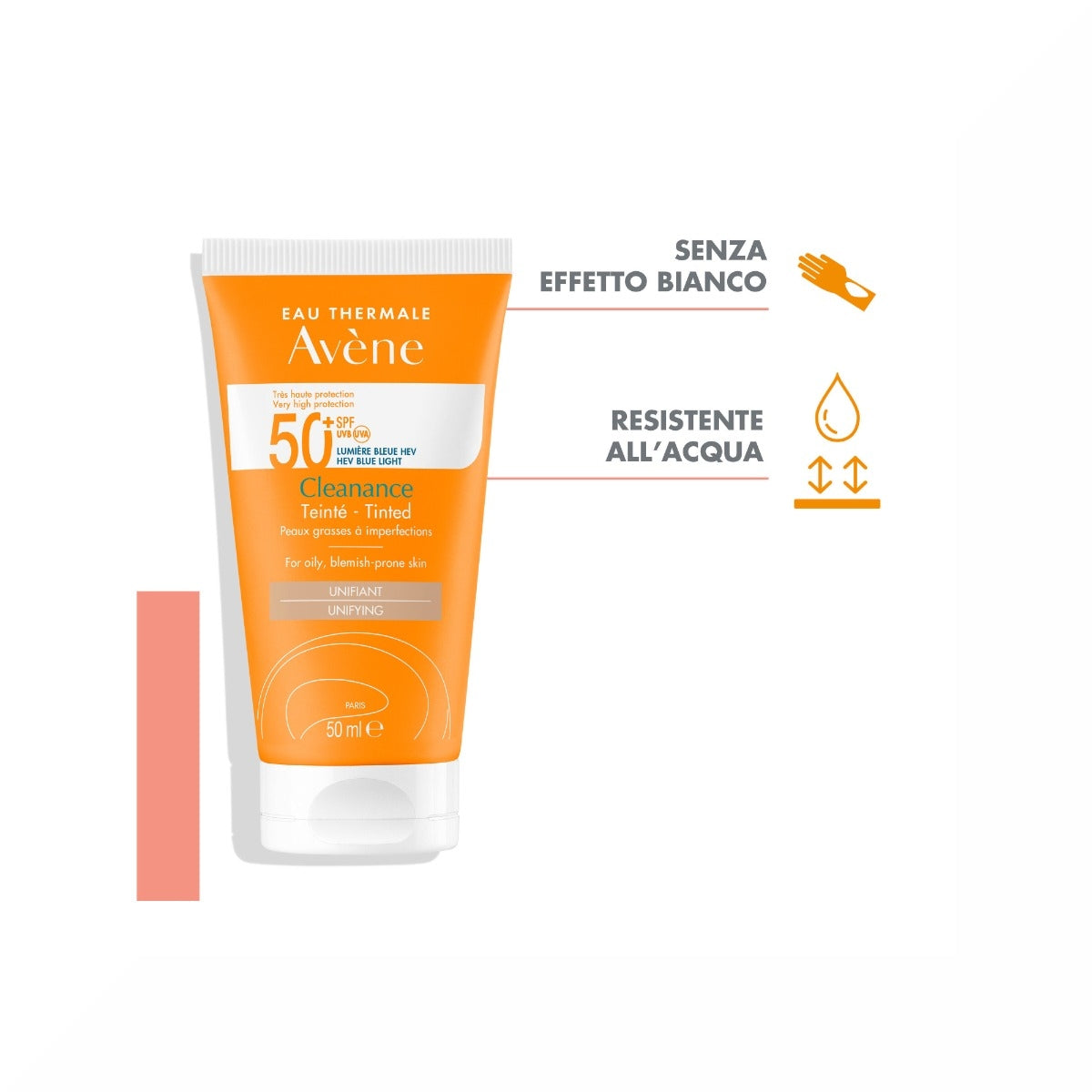Avène Cleanance Colorato SPF 50+ Solare Viso 50ml-3