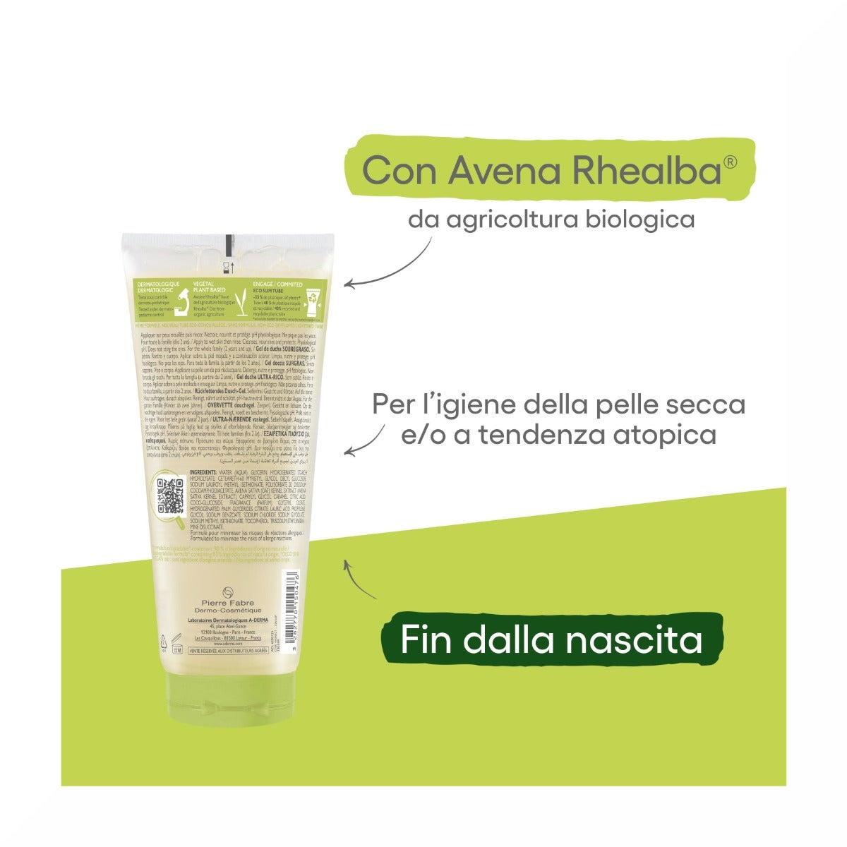 A-Derma Les Indispensables Gel Doccia Sugras 200ml-6