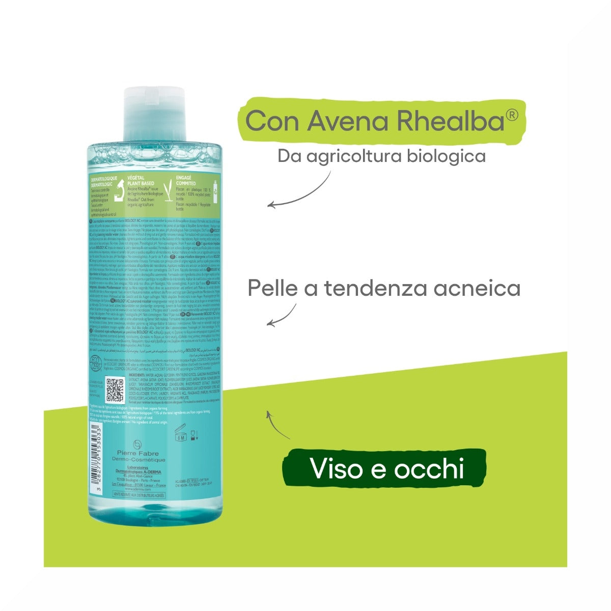 A-Derma Biology AC  Acqua Micellare detergente purificante anti-imperfezioni 400ml-12