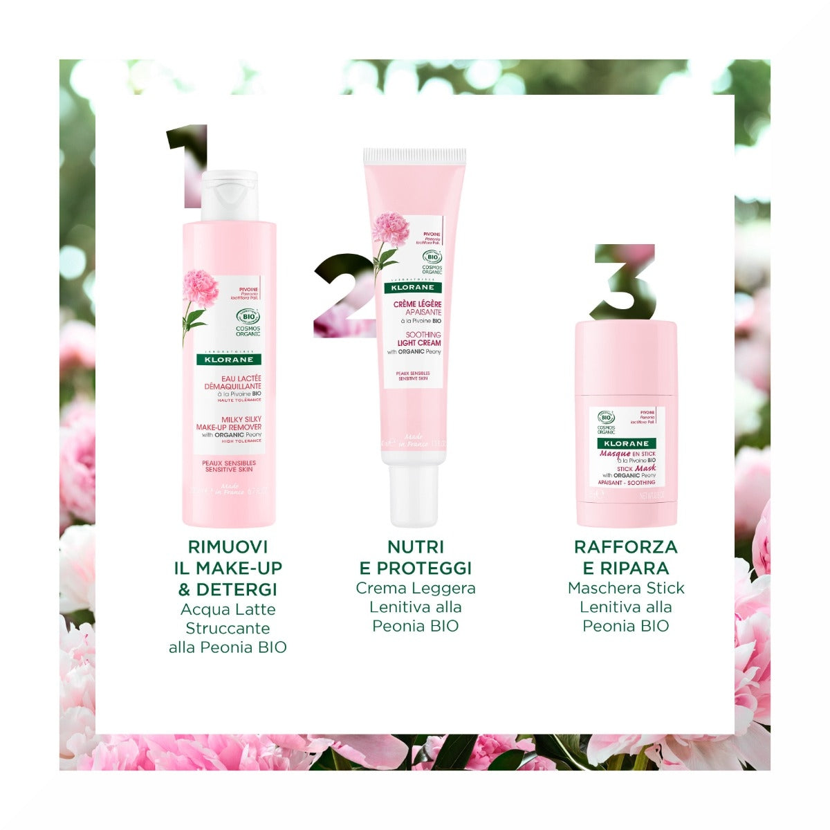 Klorane Crema Leggera Lenitiva alla Peonia Bio Pelle Sensibile 40ml-4