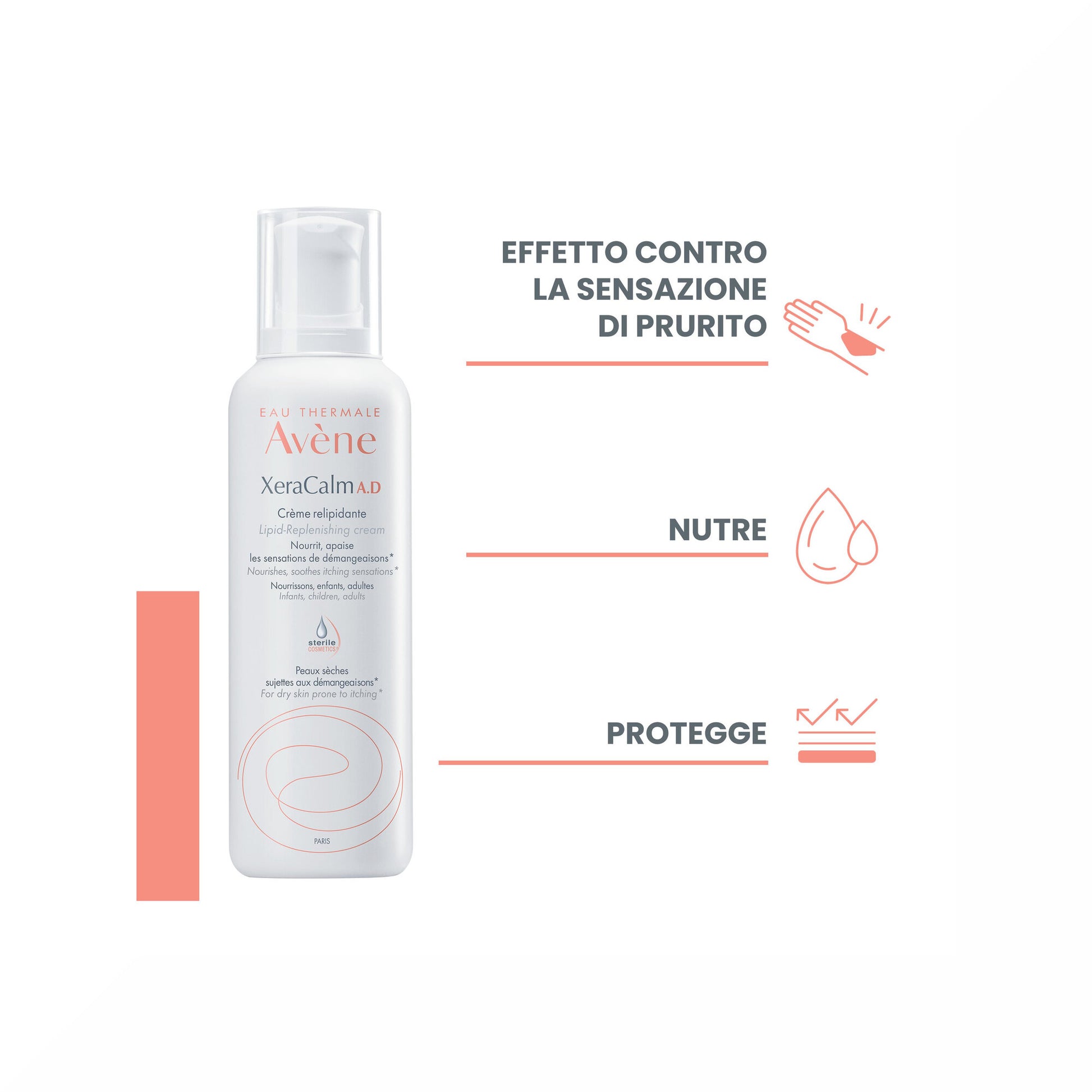 Eau Thermale Avène Xeracalm A.D Crema Liporestitutiva 400ml-3