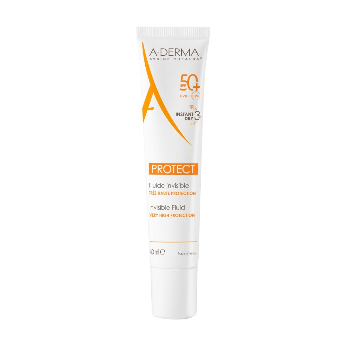 A-Derma Protect Fluido Invisibile SPF50+ viso e collo 40ml-4