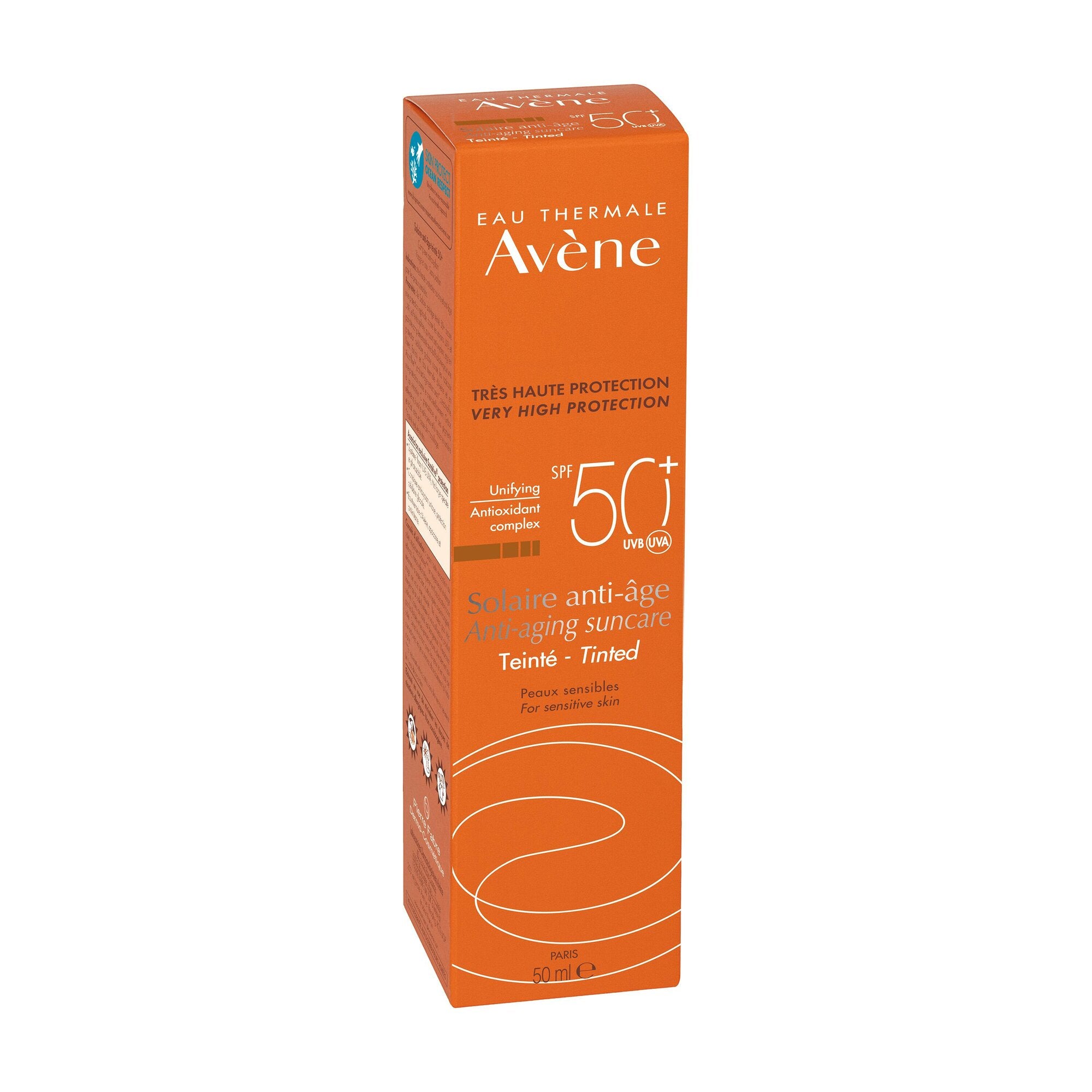 Avene Trattamento Solare Anti-età Colorato SPF50+ protezione molto alta 50ml-12