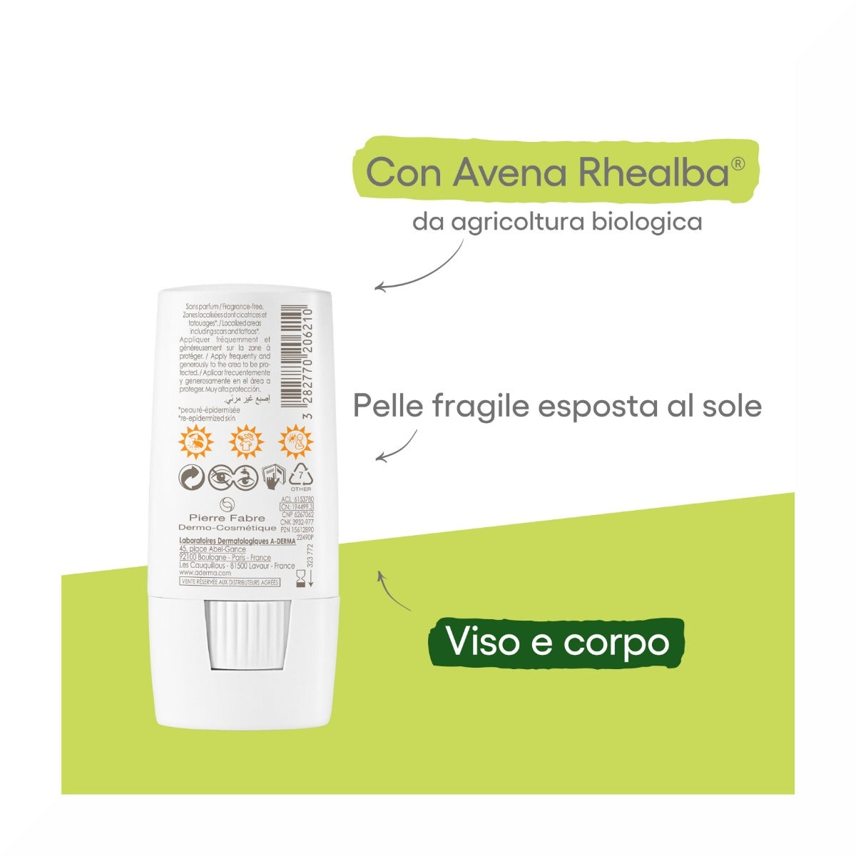 A-Derma Protect X-Trem Stick Invisible SPF50+ protezione molto alta-7