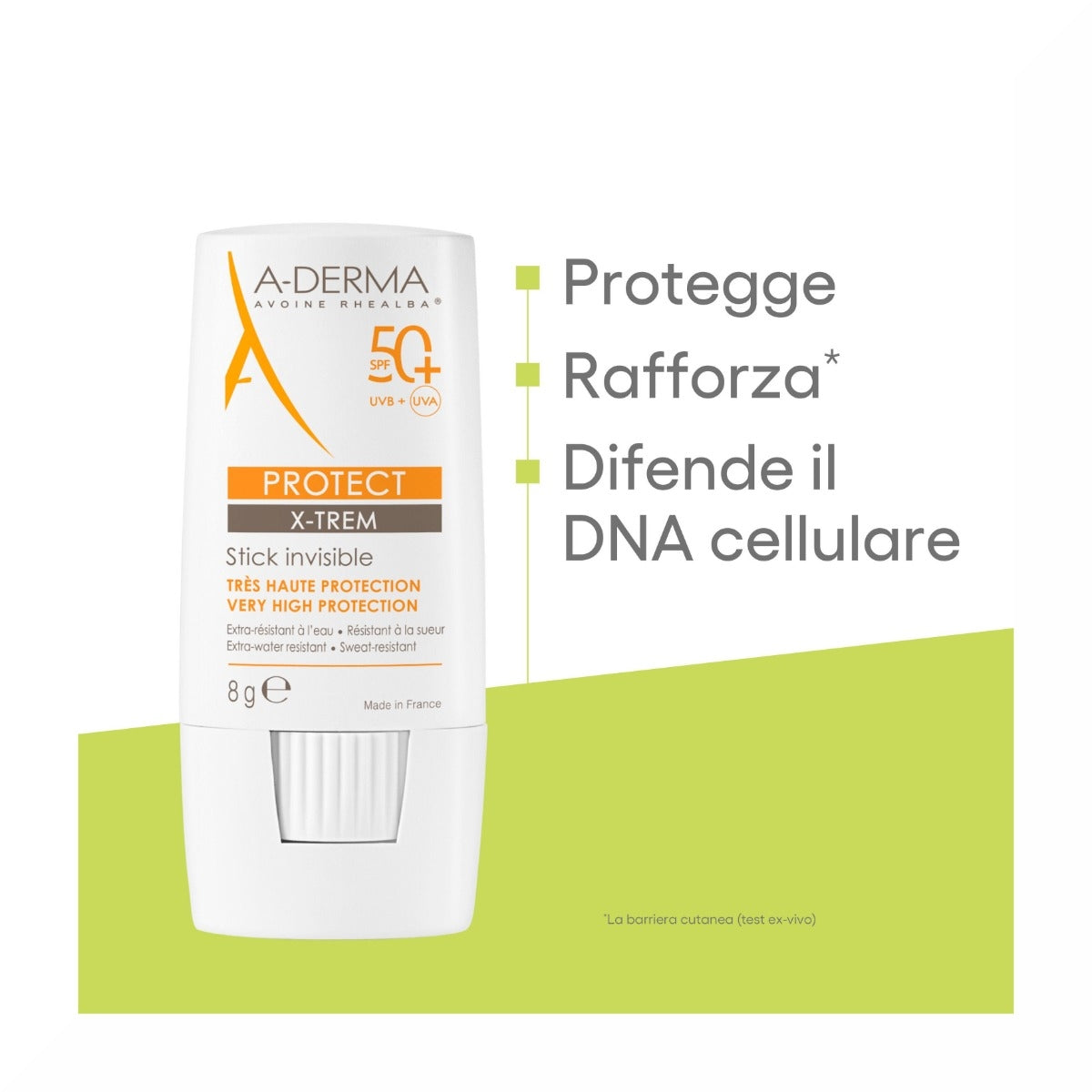 A-Derma Protect X-Trem Stick Invisible SPF50+ protezione molto alta-6